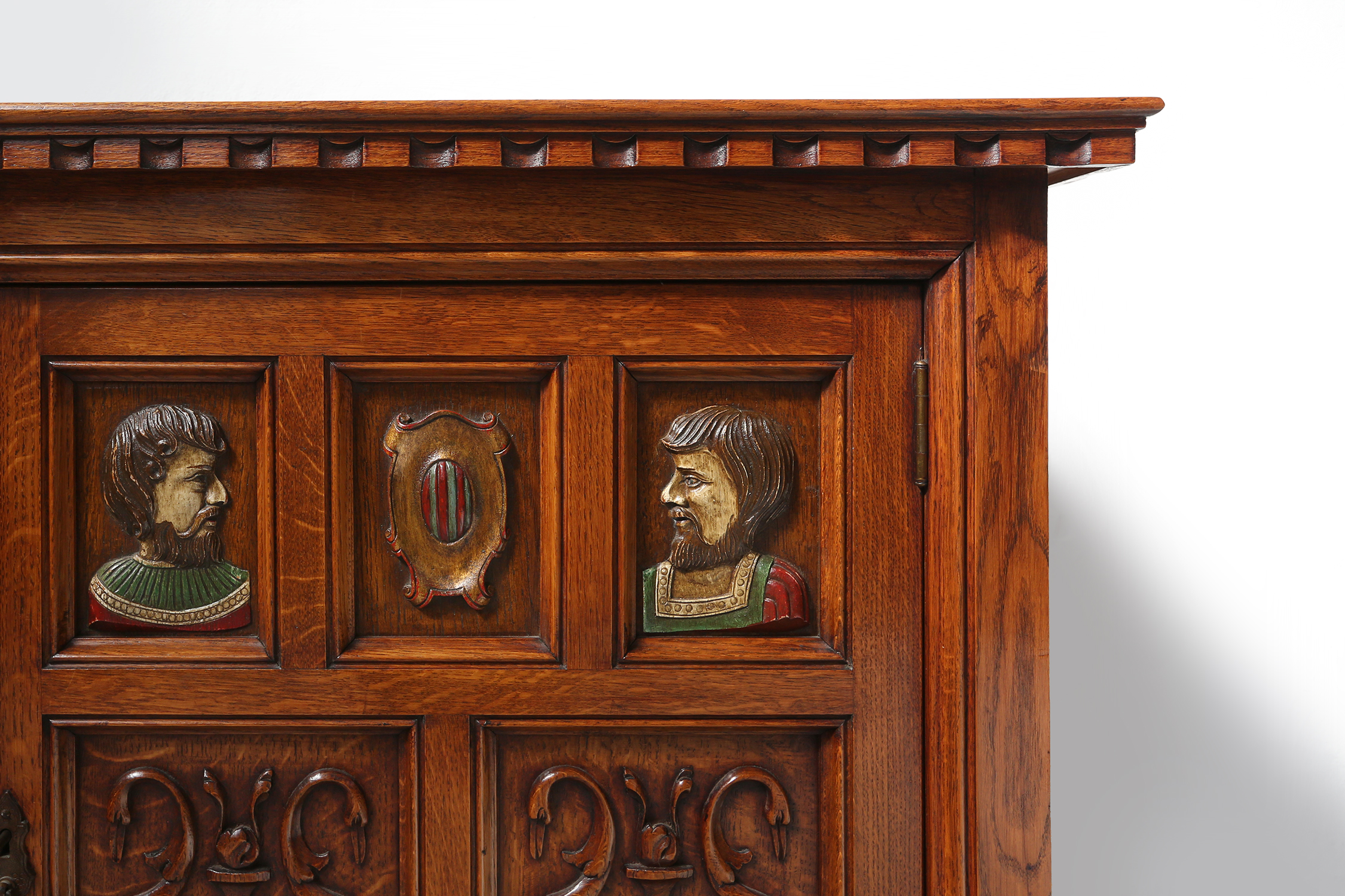 20th century baroque style carved sideboard, Spain thumbnail